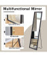 Eco-Friendly Solid Wood Wall Mirror with Easy Assembly