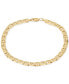 Фото #3 товара Macy's men's Solid Mariner Link, 22" Chain Necklace (5-5/8mm) in 10k Gold