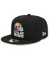 ფოტო #1 პროდუქტის Men's Black Cleveland Browns 2023 NFL Crucial Catch 59FIFTY Fitted Hat