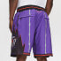 Фото #5 товара Mitchell&ness x Just Don 联名款 NBA经典徽标logo印花复古球裤 多伦多猛龙队 男女同款 紫色 / Брюки баскетбольные Mitchell SHORBW18055-TRAPURP