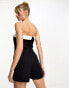 Фото #8 товара Trendyol bandeau playsuit in black