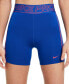 Фото #1 товара Big Girls' Pro Dri-FIT Logo-Waistband 3" Shorts