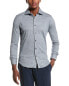 Фото #1 товара Zanetti Slim Fit Shirt Men's Grey Size 15X32/33