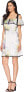 Фото #3 товара CeCe Women's 246931 Classie Ruffle Cold Shoulder Tropical Dress Size 2