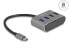 Фото #1 товара Delock 4 Port USB 3.2 Gen 1 Hub mit Type-C Anschluss - Typ-A Buchsen oben