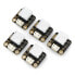 Фото #1 товара Gravity - LED Switch 5x - set of 5x LED backlit buttons - various colors - DFRobot DFR0789