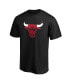 Фото #3 товара Men's Coby White Black Chicago Bulls Playmaker Name and Number Team T-shirt