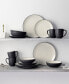 Colorwave Coupe 16-Pc. Dinnerware Set, Service for 4