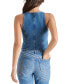 Фото #2 товара Women's Cotton Micky Button-Front Vest Top