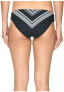 Фото #3 товара Red Carter 262843 Women's Tab Side Hipster Multi Bikini Bottom Swimwear Size M