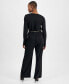 Фото #4 товара Petite V-Neck Chain-Belt Jumpsuit, Created for Macy's