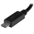 Фото #6 товара StarTech.com USB OTG Cable - Micro USB to Mini USB - M/M - 8 in. - 0.2 m - Mini-USB B - Micro-USB B - Male/Male - Black