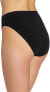 Ongossamer 247694 Womens Cotton Hi Cut Brief Panty Underwear Black Size Large