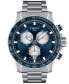 Men's Swiss Chronograph Supersport Stainless Steel Bracelet Watch 46mm