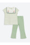Фото #1 товара Костюм LC WAIKIKI Baby Girl Embroidered Blouse & Leggings
