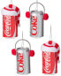 Фото #1 товара Kurt Adler 3.5In Coca-Cola & Diet Coke Can Ornaments Multicolor