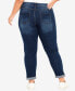 ფოტო #2 პროდუქტის Plus Size Girlfriend Stretch Regular Length Jean