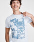 Фото #3 товара Men's Tropical Graphic Short-Sleeve T-Shirt