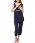 ფოტო #6 პროდუქტის Kimi & Kai Penny Maternity Nursing Pajama Set