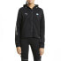 Puma Bmw Mms Hooded Sweat Full Zip Jacket Womens Black Casual Athletic Outerwear