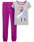 Фото #2 товара Пижама узкая для снежной королевы Carter's Kid 2-Piece Frozen 100% хлопок