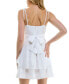 Фото #5 товара Платье Crystal Doll с завязками на шее и V-образным вырезом "juniors' V-Neck Tie-Strap Fit & Flare Dress"