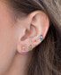 ფოტო #2 პროდუქტის Crystal Multi-Color Disney Princess Sleeping Beauty Stud Earring Set