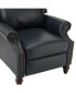 Pierce Genuine Leather Recliner with Nailhead Trims