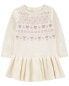 Фото #1 товара Baby Fair Isle Sweater Dress 12M