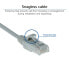 Фото #4 товара Intronics Grijze 1 meter LSZH U/UTP Cat6 datacenter slimline patchkabel snagless met - Cable - Network