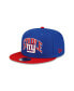 Фото #1 товара Men's X Staple Royal, Red New York Giants Pigeon 9Fifty Snapback Hat