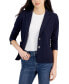 ფოტო #3 პროდუქტის Women's Patch-Pocket Long-Sleeve Blazer