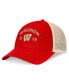 ფოტო #1 პროდუქტის Men's Red Wisconsin Badgers Heritage Waylon Trucker Adjustable Hat