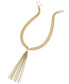 ფოტო #1 პროდუქტის Multi-Chain Tassel Long Lariat Necklace, 28" + 3" extender, Created for Macy's