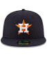 Фото #4 товара Men's Navy Houston Astros 2022 World Series Side Patch 59FIFTY Fitted Hat