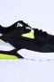 Фото #2 товара 392318-17 Vis2k Fileli Ortopedik Taban Bağcıklı Esnek Siyah Günlük Erkek Spor Ayakkabı