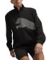 Men's Big Cat Logo-Print Full-Zip Performance Jacket