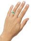 ფოტო #2 პროდუქტის Emerald (3/4 ct. t.w.) & Diamond (3/8 ct. t.w.) Bridal Set in 14k Gold