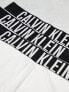 Calvin Klein intense power cotton stretch trunks 3 pack in white M - фото #3