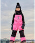 Фото #2 товара Toddler Girls Overall Snow Pants Candy Pink - Toddler|Child