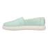 Фото #3 товара TOMS Alpargata Mallow Puff Slip On Womens Blue Sneakers Casual Shoes 10017840T