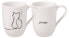 Kaffeebecher Cat Statement 2er Set