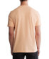 Men's Smooth Cotton Solid Crewneck T-Shirt Оранжевый, S - фото #2