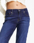 Levi's mid rise boyfriend jeans in dark blue