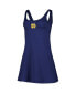 Фото #3 товара Платье женское ZooZatz с вырезом круглой формы в полоску Notre Dame Fighting Irish, цвет синий