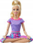 Lalka Barbie Mattel Made to Move - Kwiecista gimnastyczka, zielony strój (FTG80/GXF05)