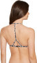 Seafolly Women's 236687 Triangle Modern Geometry Bikini Top Swimwear Size 8