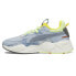 Фото #3 товара Puma RsX Spring Clean Lace Up Mens Blue Sneakers Casual Shoes 39354901