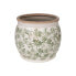 Planter Romimex Green Beige Porcelain 20 x 16 x 20 cm