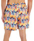 ფოტო #2 პროდუქტის Men's Bird Tropical Floral-Print Quick-Dry 7" Swim Trunks, Created for Macy's